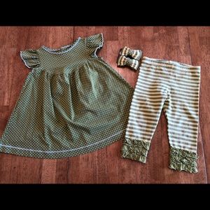 Matilda Jane Green Pearl & Sprites 18mths & bows